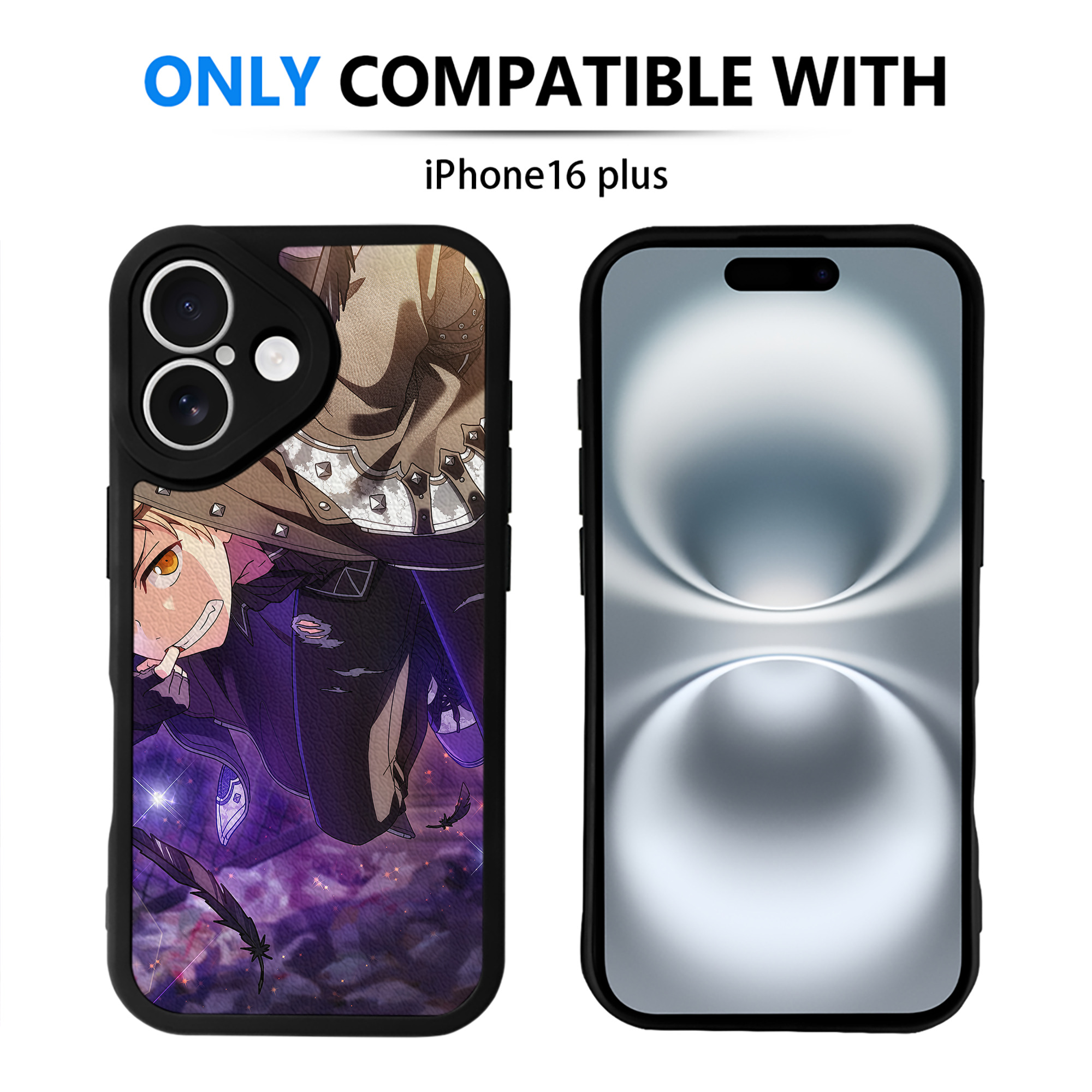 （画像用） あんさんぶるスターズ! Ensemble Stars 【iPhone 16シリーズ対応】シリコンスマホケース（レザー調） 材質：シリコン